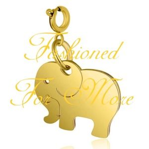 Stainless Steel Elephant Charm